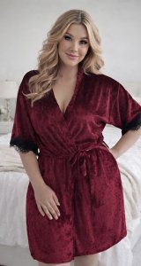 Велюровий халат  466