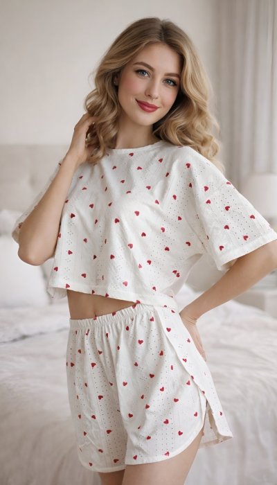 Піжама вискоза ажурна 913