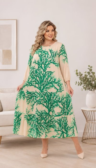 Штапельна сукня 398-4
