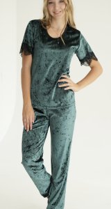 Костюм велюровий штани та футболка 298